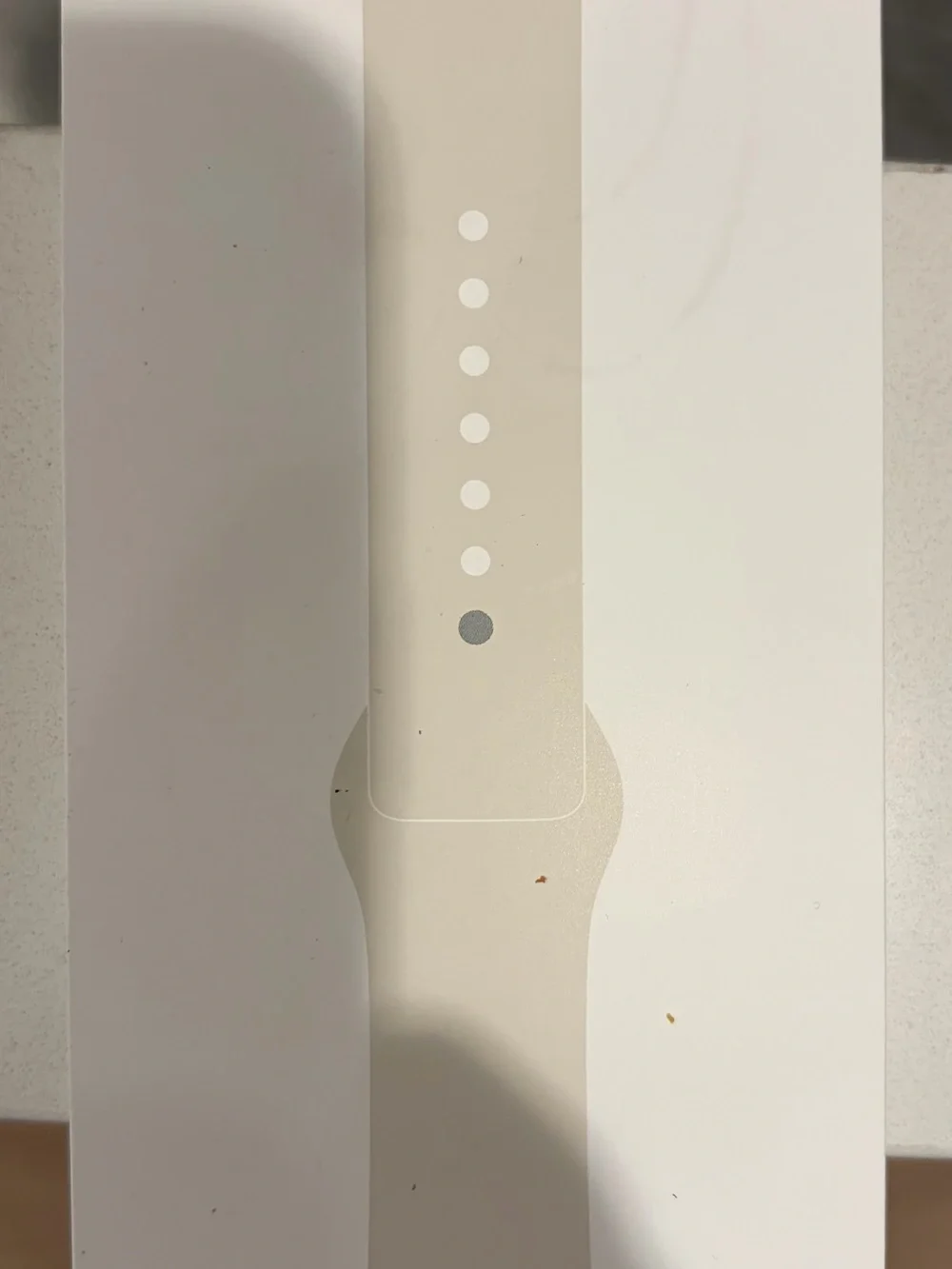 Genuine Apple Watch Sport Band Starlight 41mm M/L New in Box